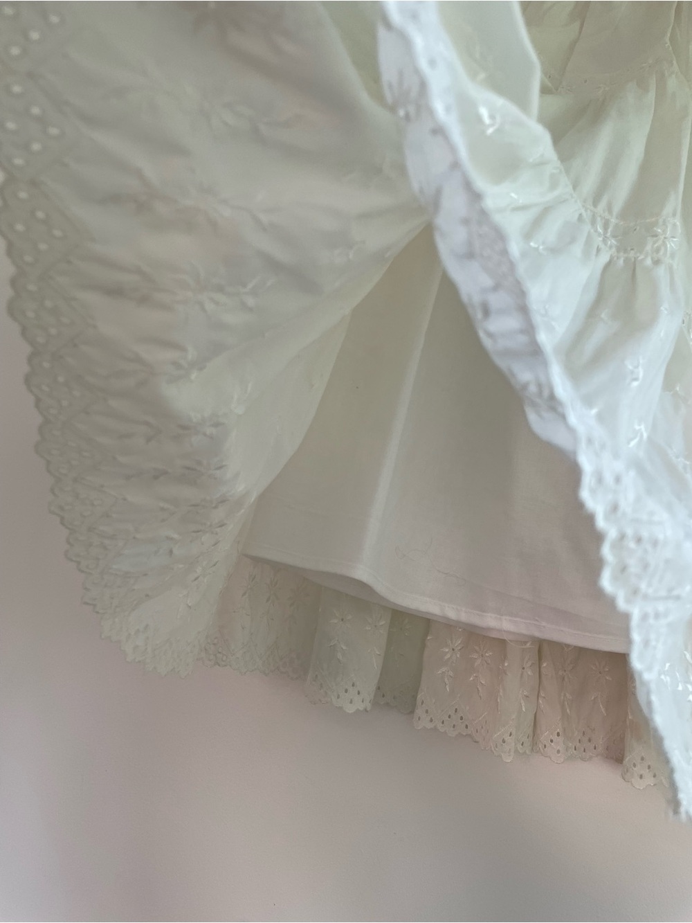 Vintage Tiered Midi Skirt - Picture 4 of 9
